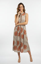 Caravan Sleeveless Button Down Dress