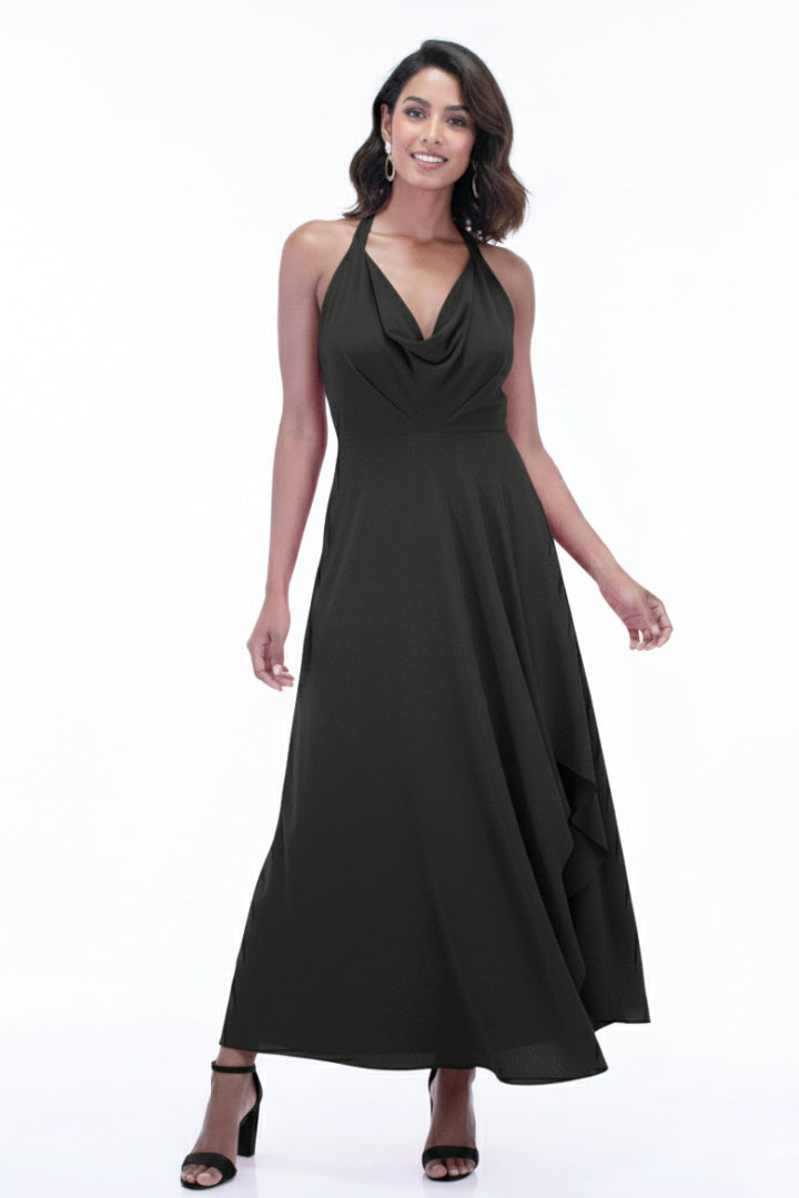 Cecilia Halter Maxi Dress – Made in Montréal