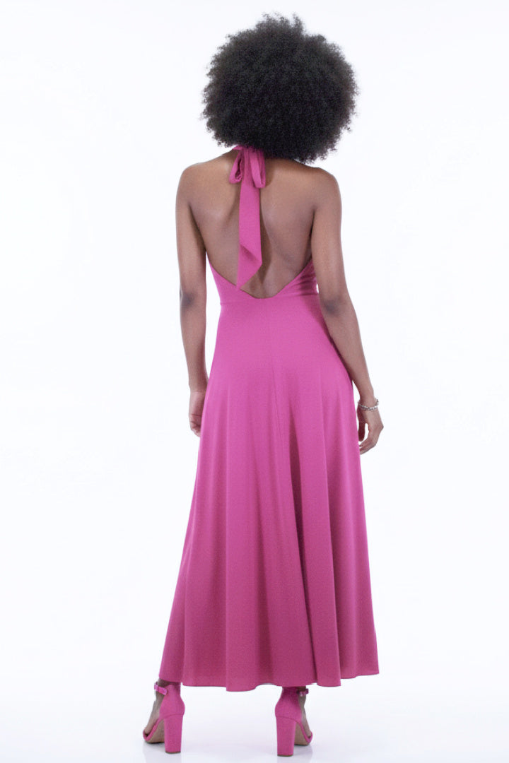 Cecilia Halter Maxi Dress – Made in Montréal