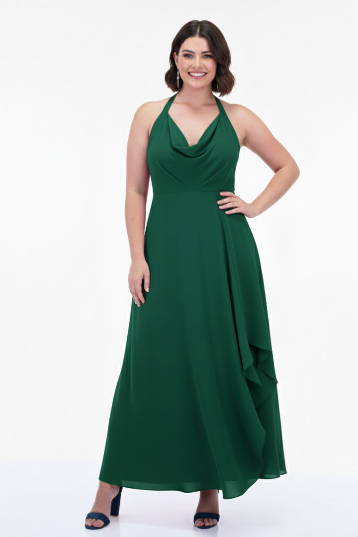 Cecilia Halter Maxi Dress – Made in Montréal