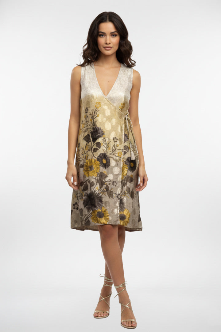 Robe portefeuille sans manches Chloé