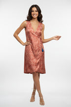 Robe portefeuille sans manches Chloé