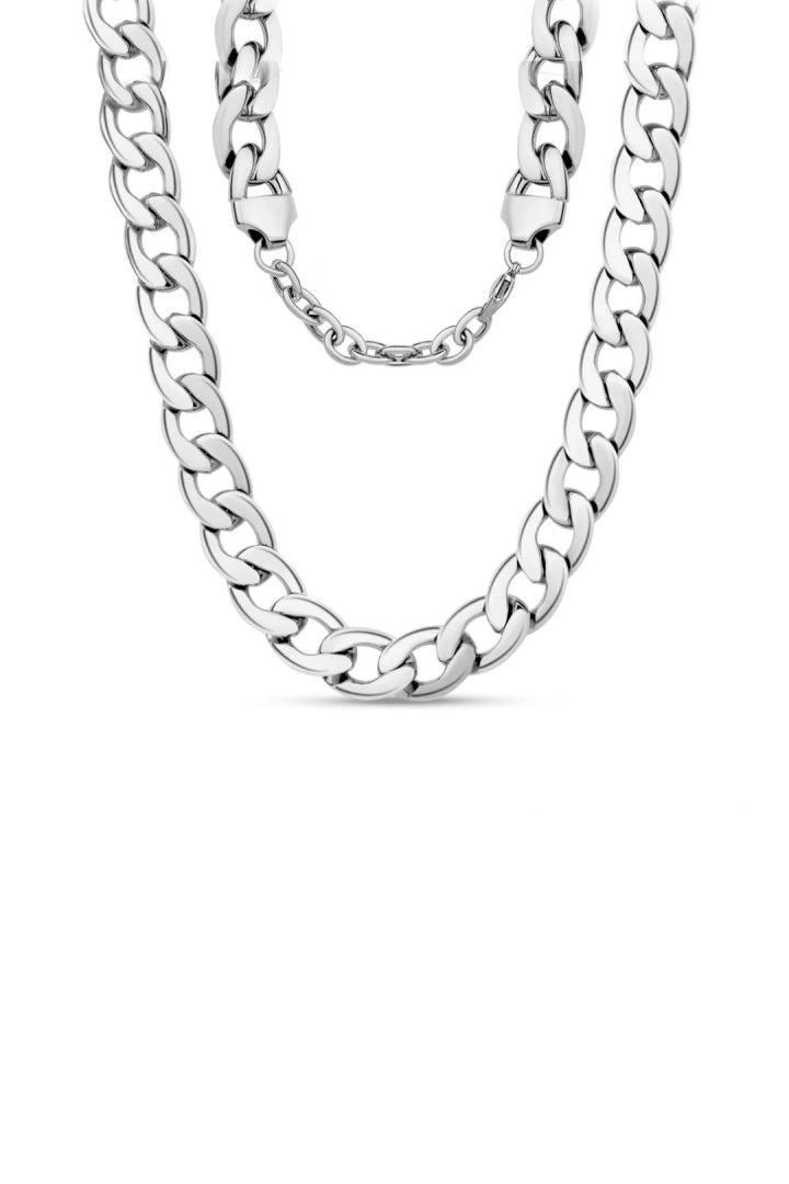 Collier à grosse chaîne forçat