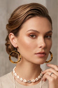 Circle Earring Horn