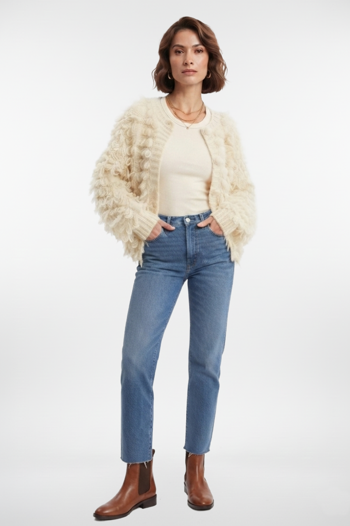 Cloud Muse Textured Cardigan