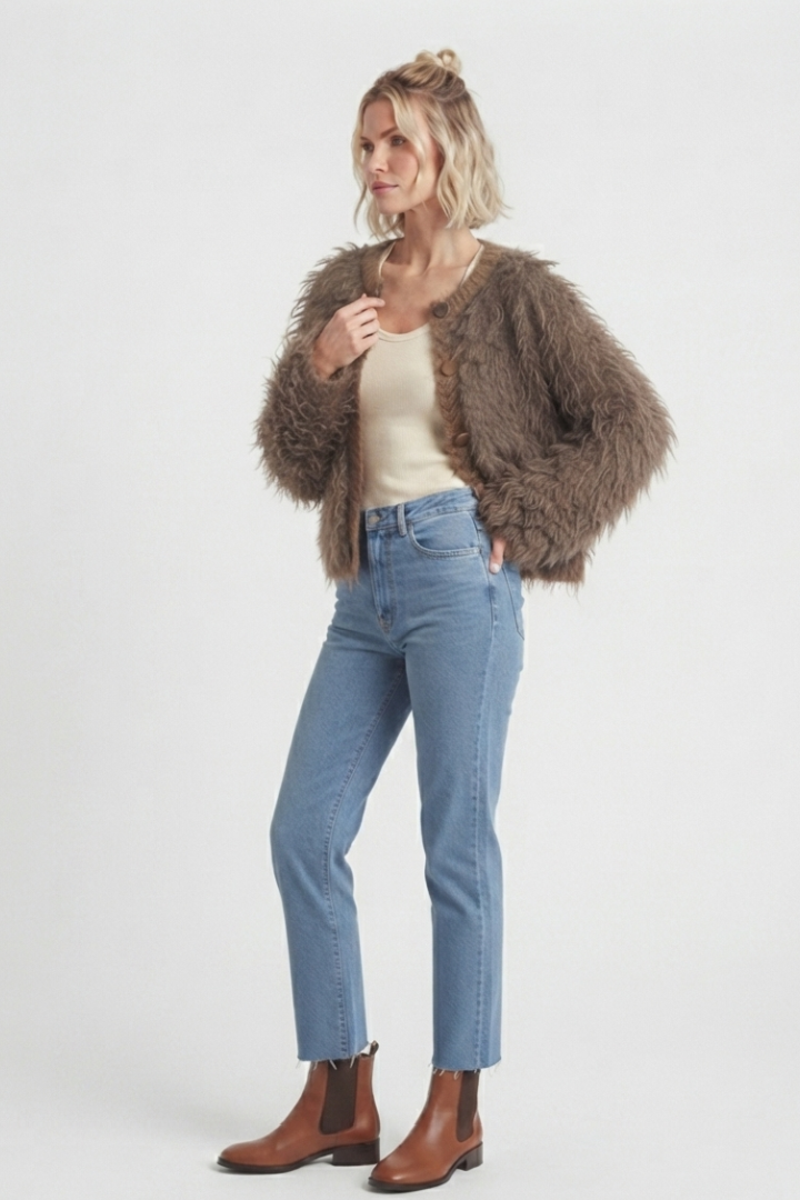 Cloud Muse Textured Cardigan