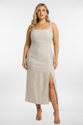 Vestido de lino Coastal Grace
