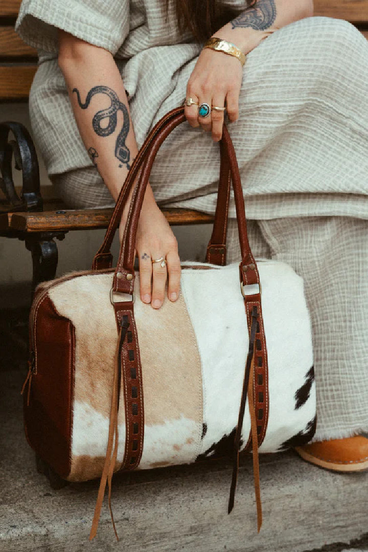 Cowhide Leather & Hairon
