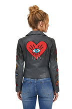 Cynthia RF Leather Jacket