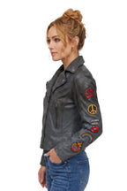 Cynthia RF Leather Jacket