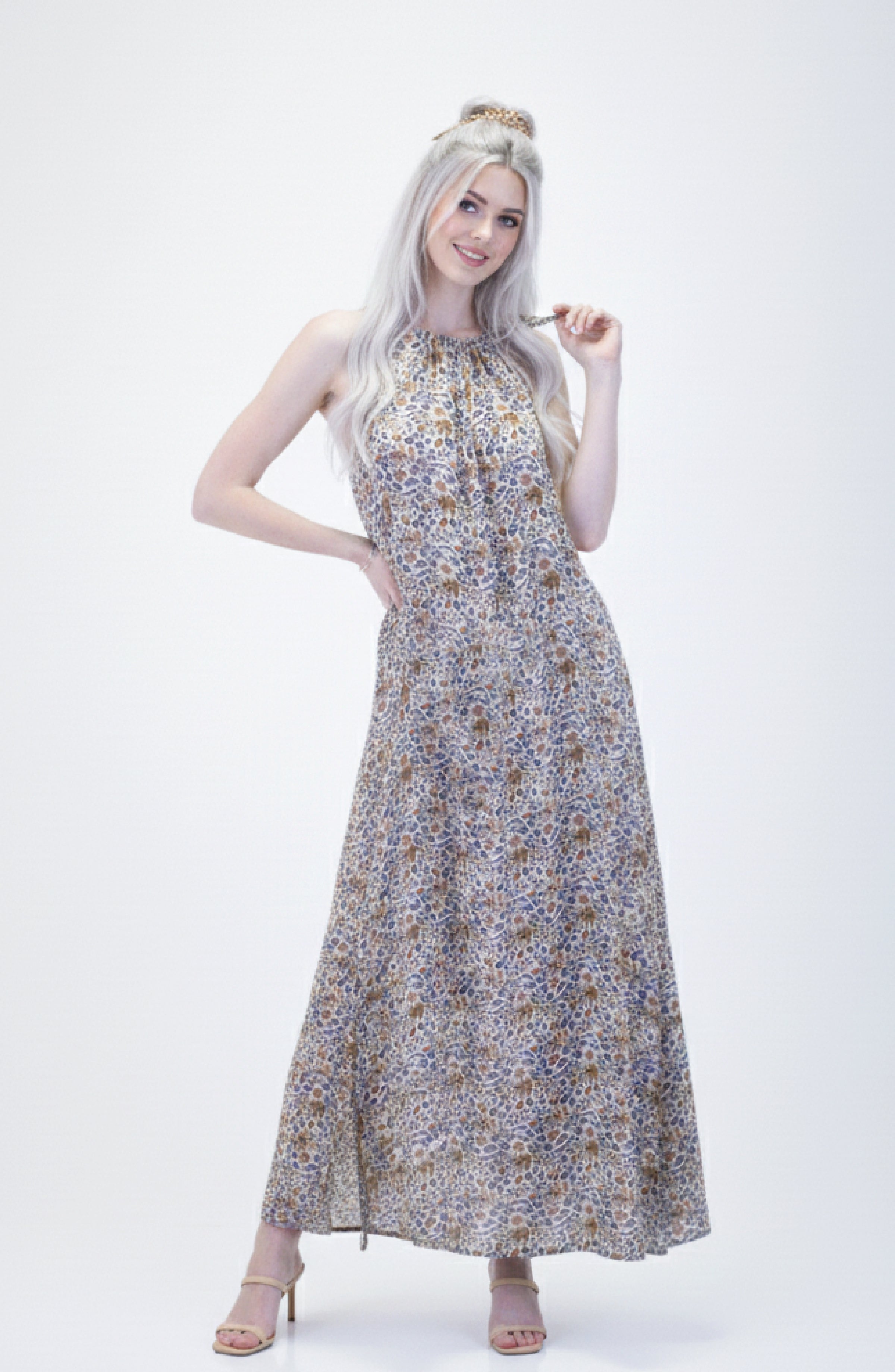 Daphne Maxi Halter Dress Delulu District Daphne Maxi Halter Dress Delulu District
