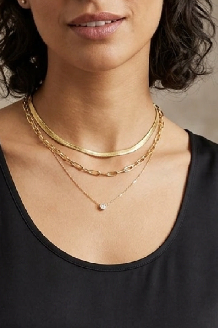 Delicate Layered Necklaces