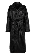 Chaqueta de cuero Chessy RF, negra.