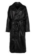 Chaqueta de cuero Chessy RF, negra.