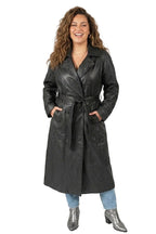 Chaqueta de cuero Chessy RF, negra.