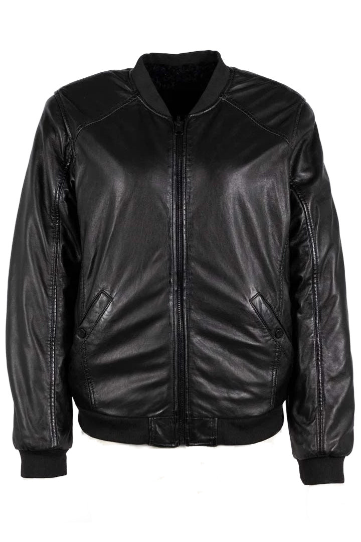 Dilay OS Leather Jacket- Reversible