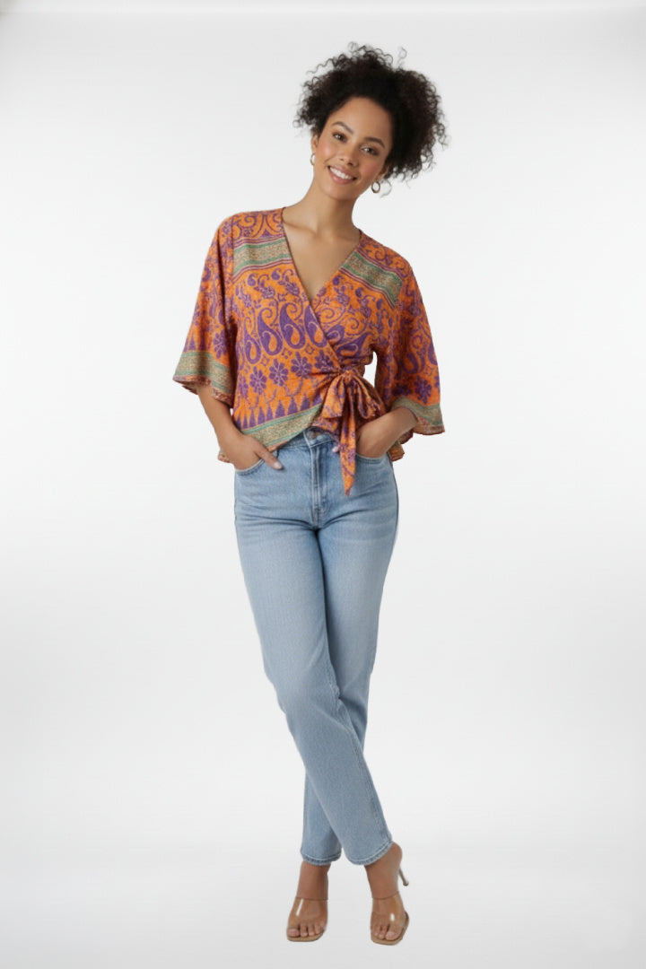 Dreamweaver Cross Wrap Top