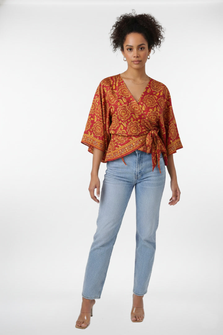 Dreamweaver Cross Wrap Top