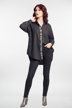 Embroidery Long Sleeve Blouse