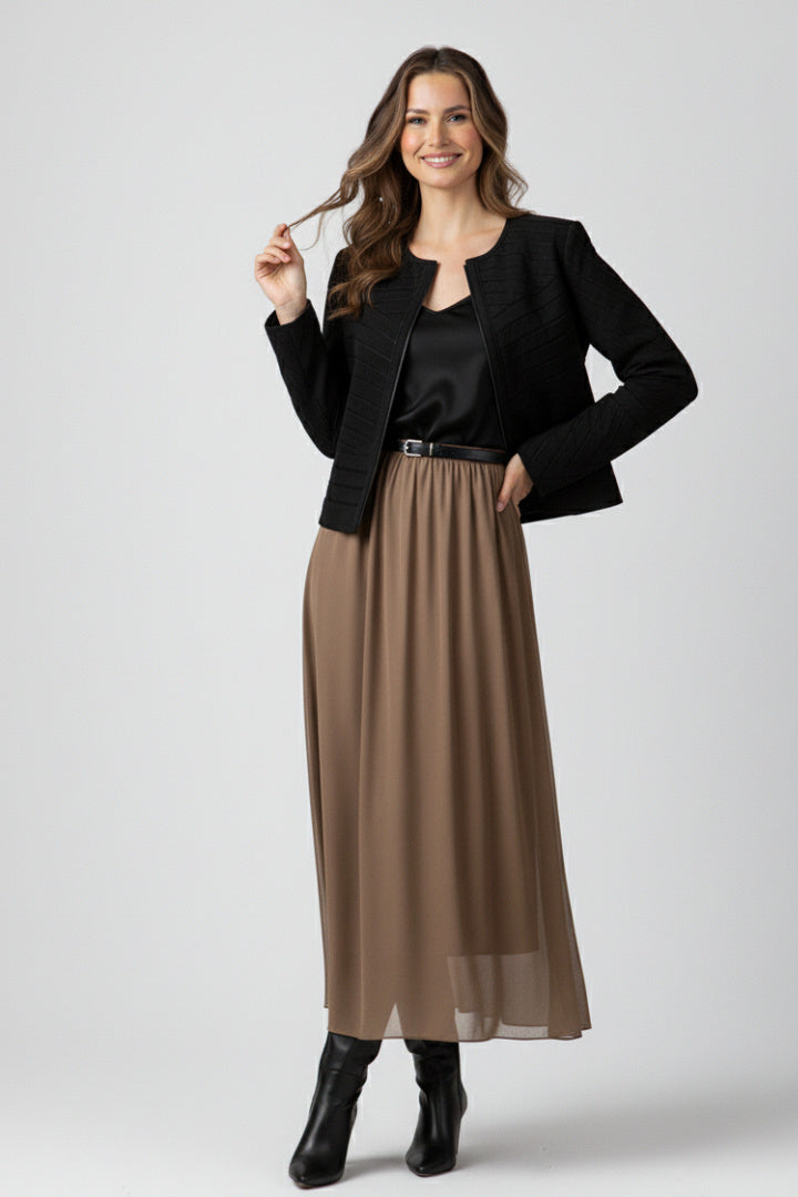 Ethereal Tulle Midi Skirt