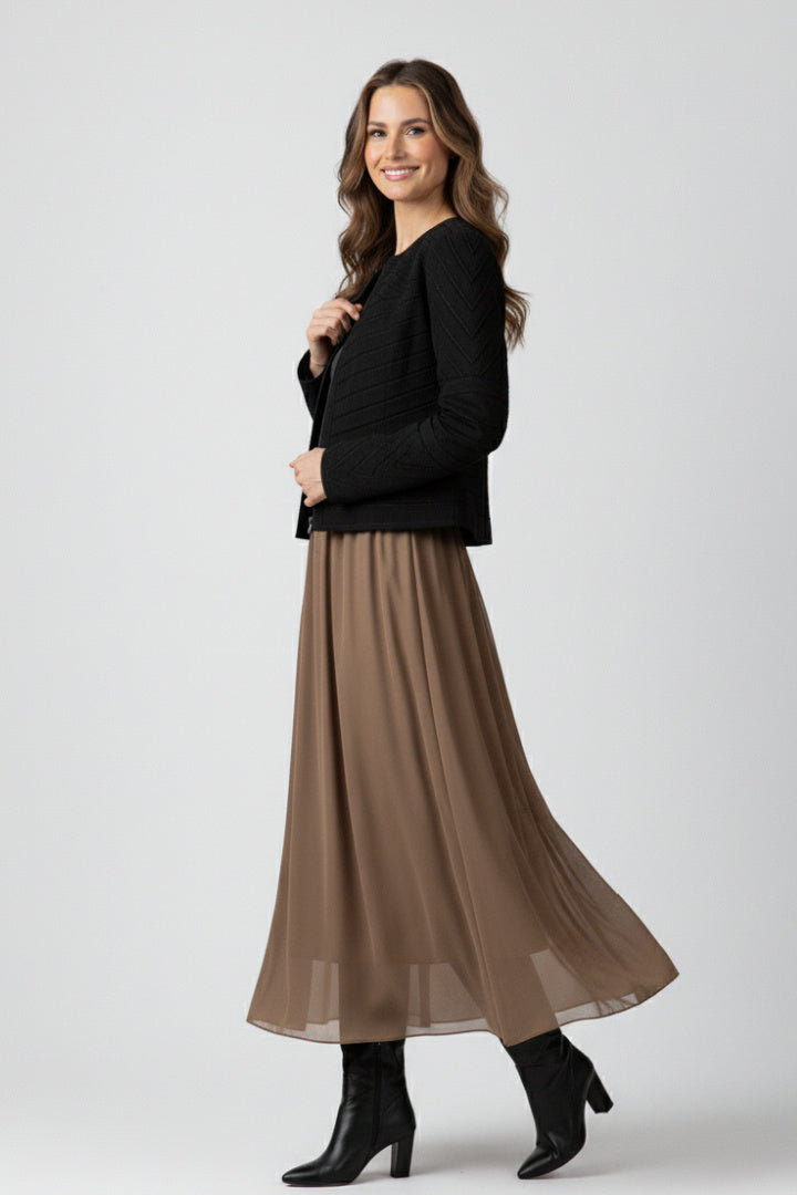 Ethereal Tulle Midi Skirt