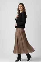 Ethereal Tulle Midi Skirt