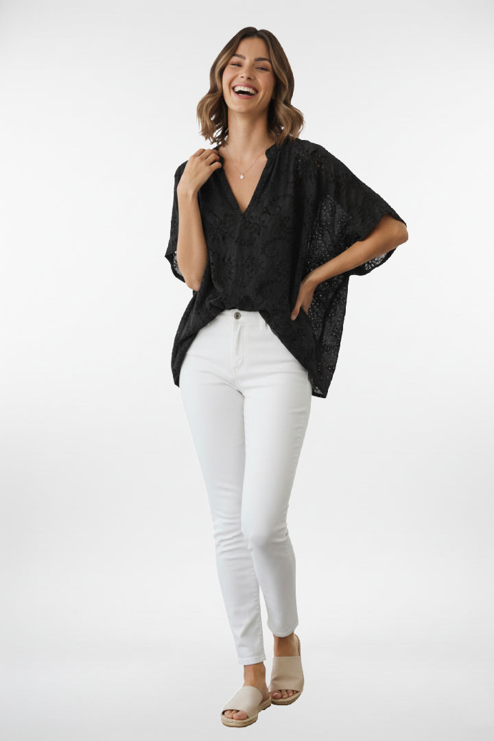 Eyelet Blouse