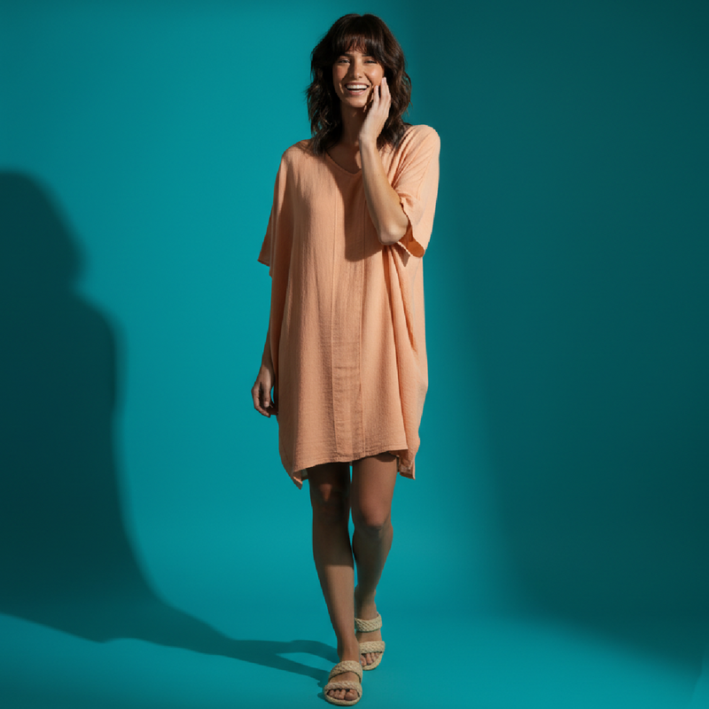 Linen Caftan Dress