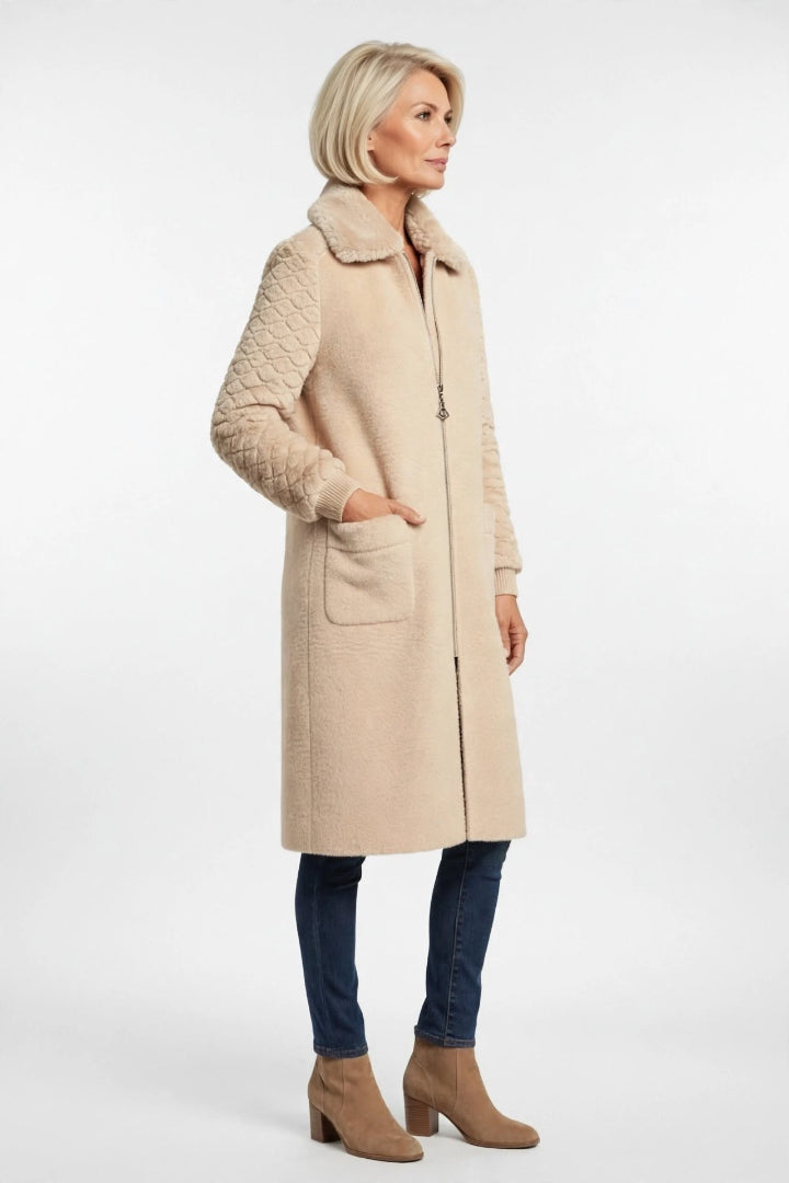 Faux Fur Long Coat