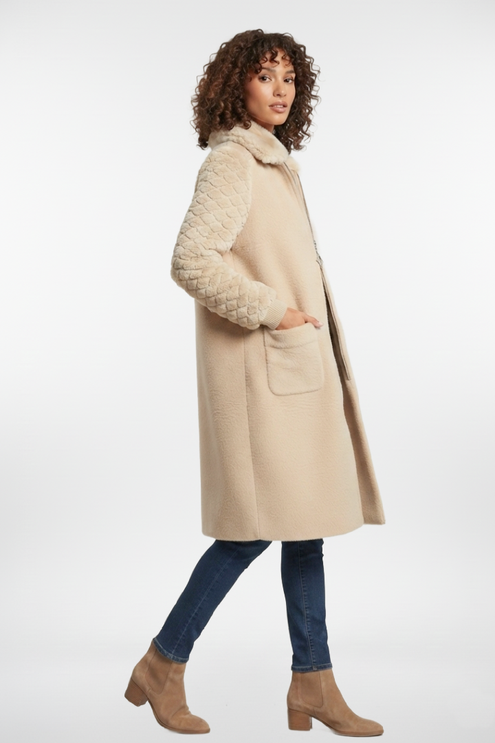 Faux Fur Long Coat