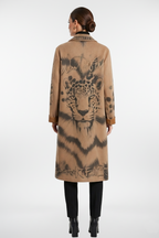 Feline Suede Longline Jacket