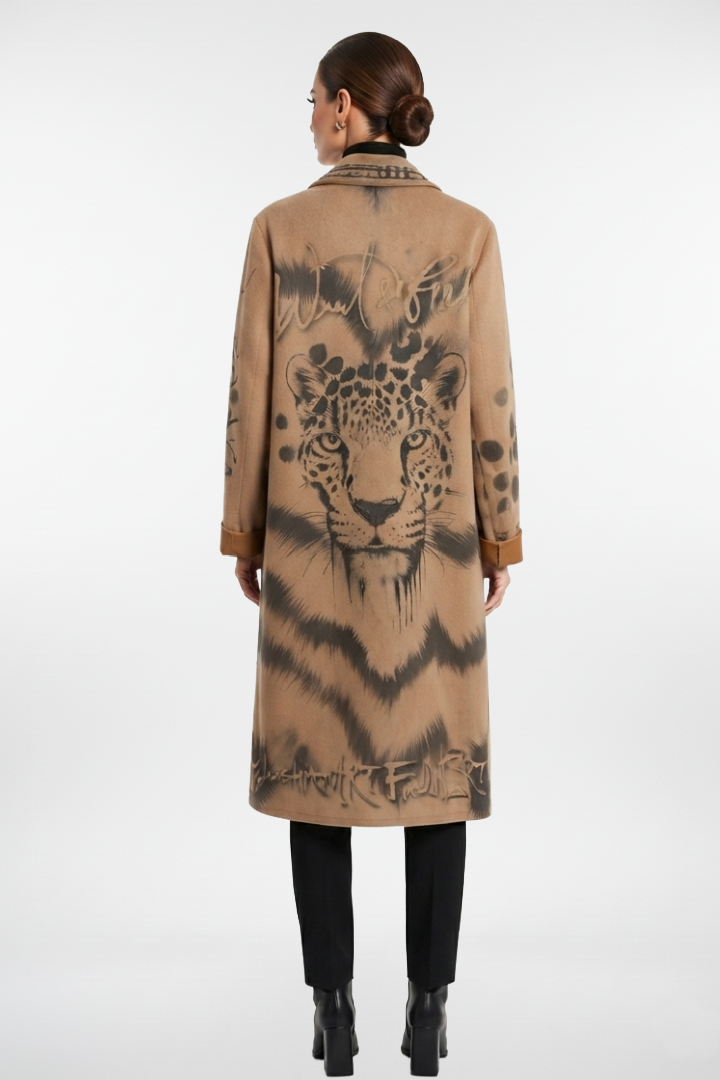 Feline Suede Longline Jacket