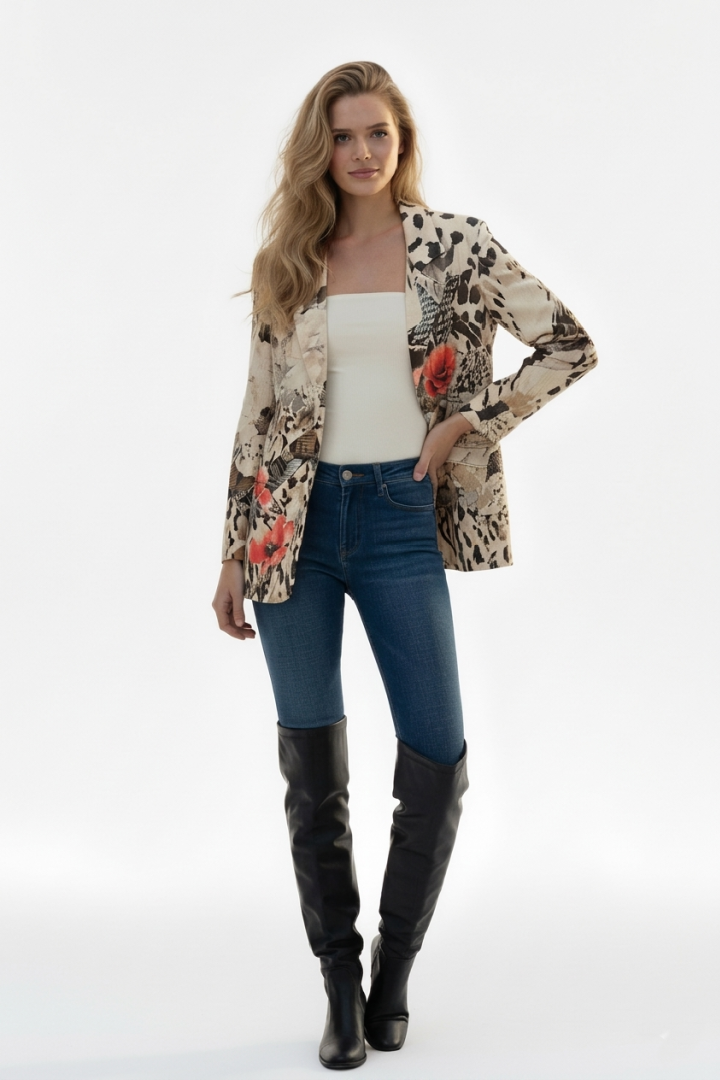 Flower Soft Statement Blazer