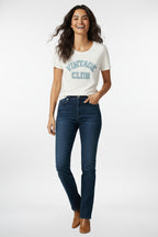 Camiseta del club vintage de flores