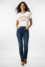 Camiseta del club vintage de flores