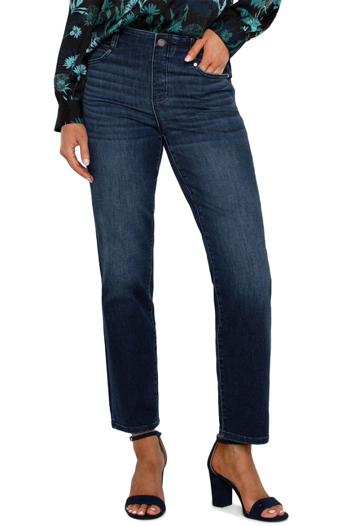 Gia Glider Slim Dark Wash