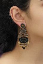 Gilded Black Set, Lanore Earrings