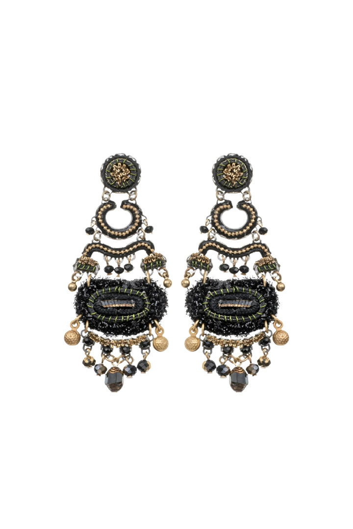 Gilded Black Set, Lanore Earrings