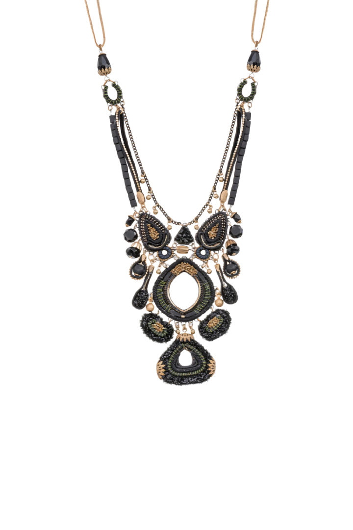Gilded Black Set, Obscura Necklace