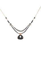 Gilded Black Set, Zaffira Necklace