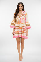 Robe bohème swing à l'heure dorée