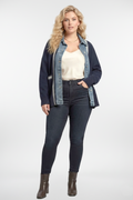 Cardigan Knit and Denim