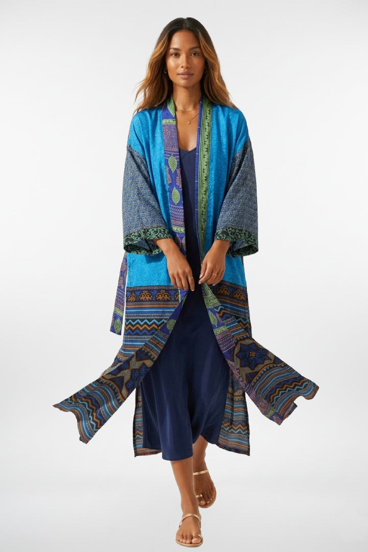 Grace Kimono-Style Robe Saris