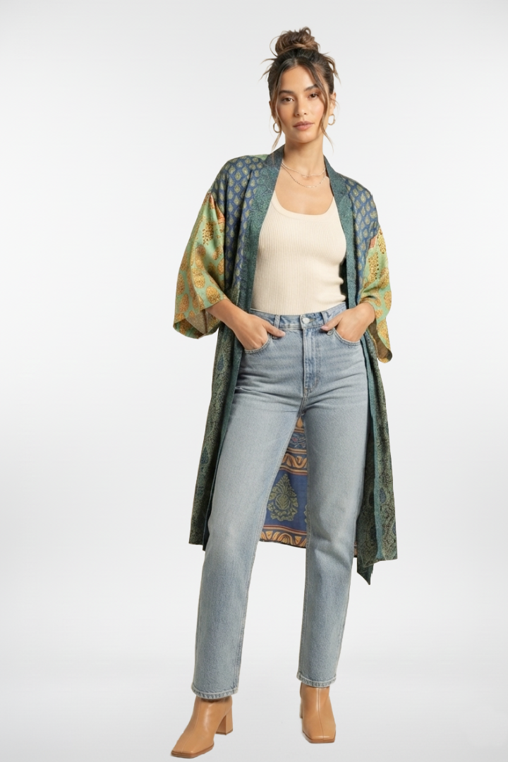 Gratitude Kimono Elevated- Classic Sleeves