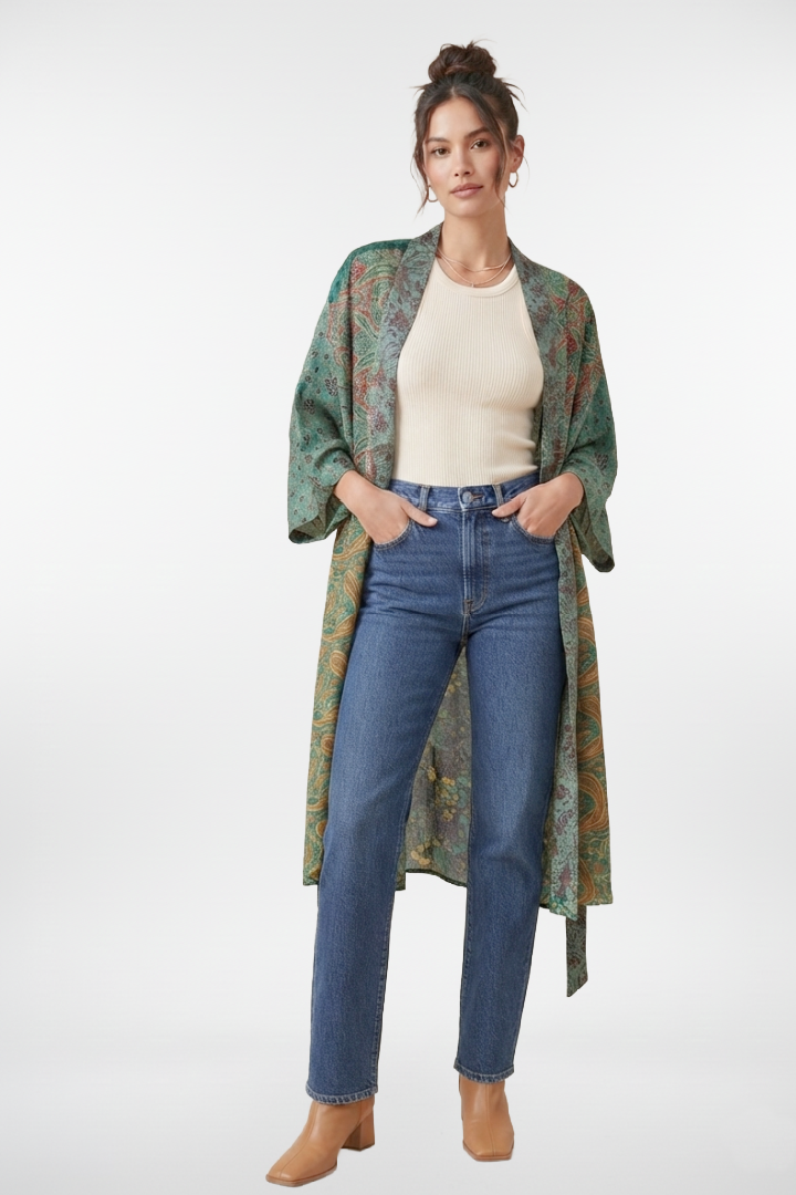 Gratitude Kimono Elevated- Classic Sleeves