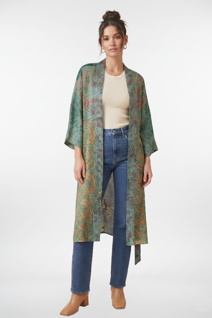 Gratitude Kimono Elevated- Classic Sleeves