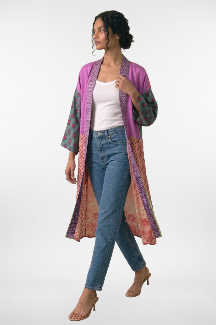 Kimono de gratitude, manches classiques.