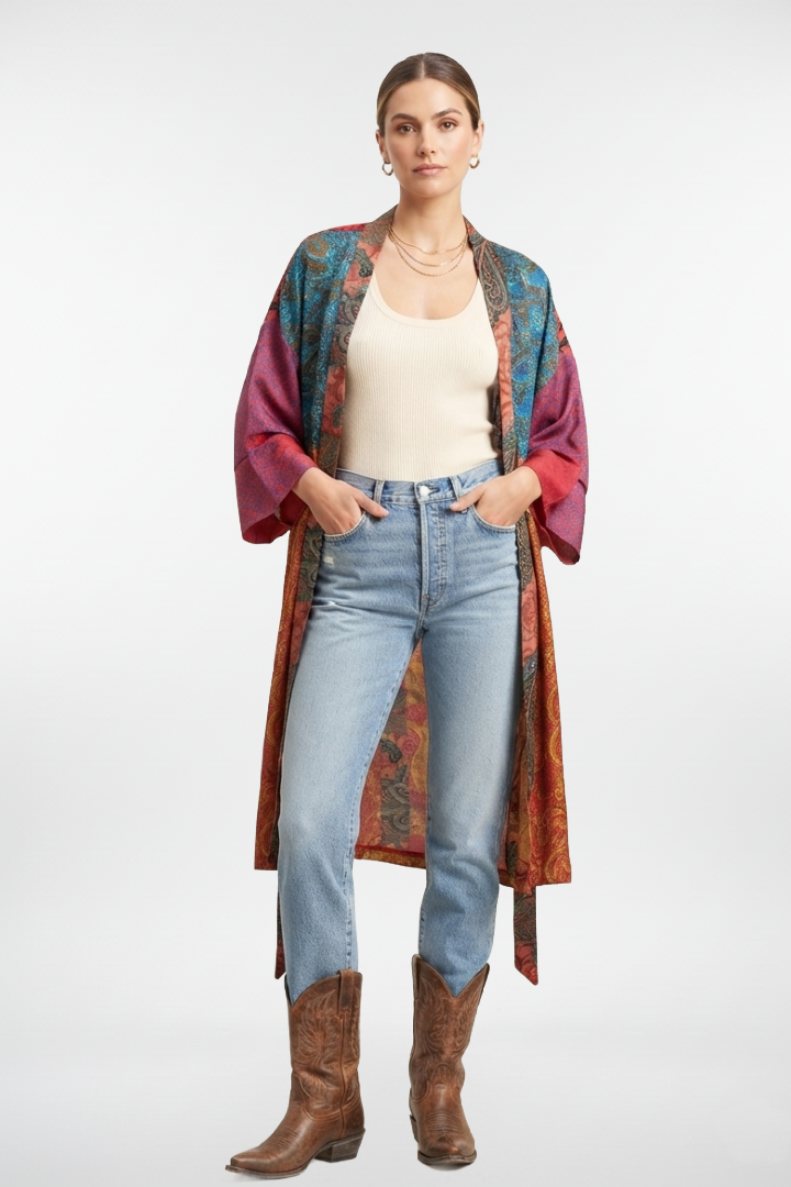 Gratitude Kimono Elevated- Classic Sleeves