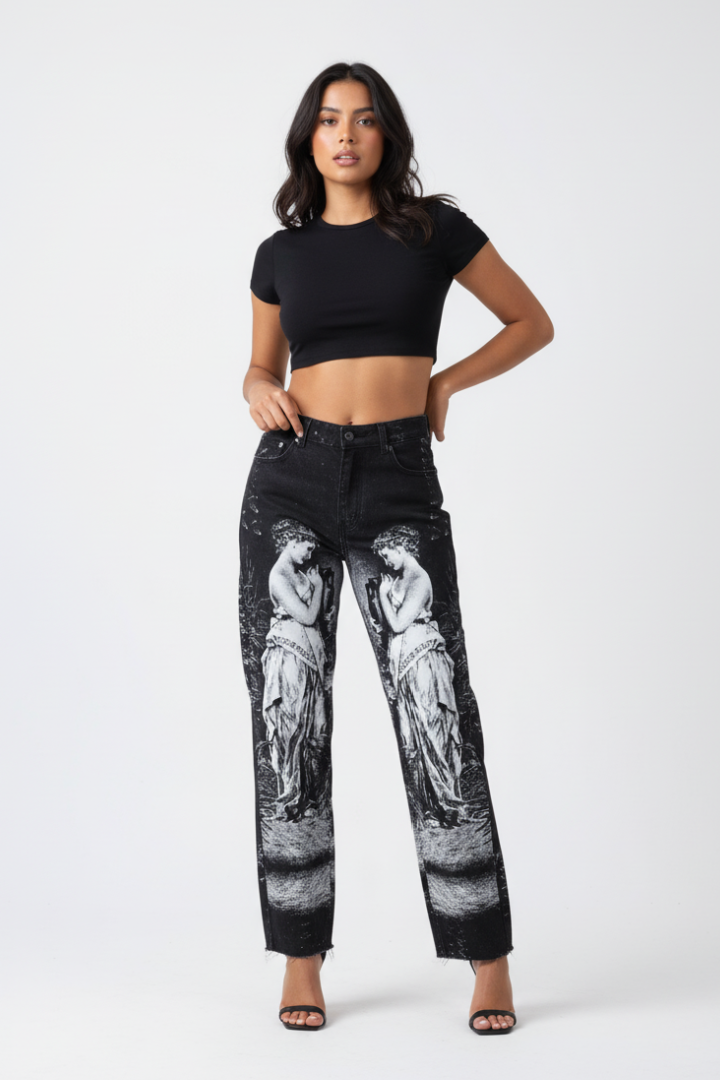 Greek Tragedy Rider Jeans