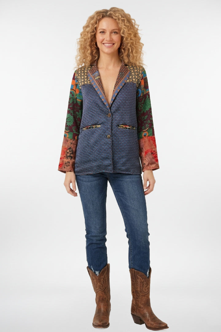 Blazer reversible artesanal Harmony